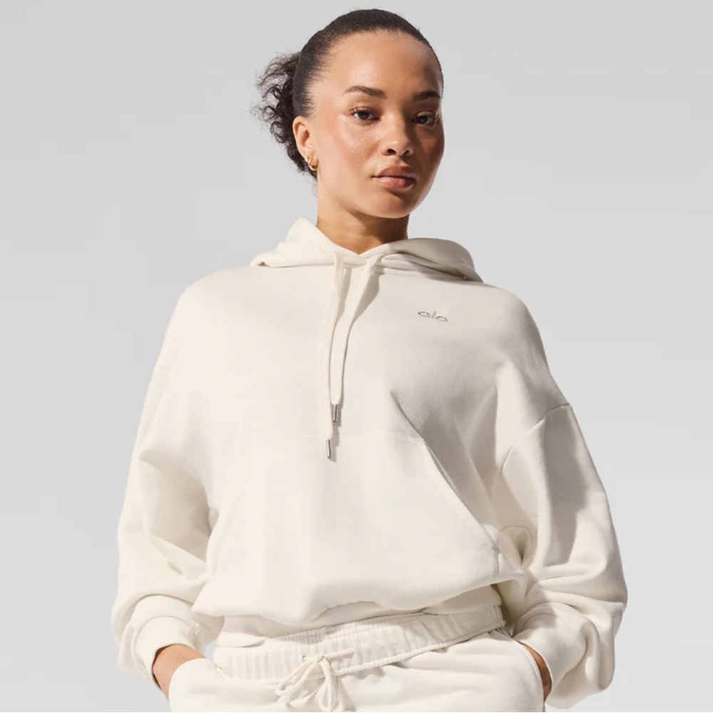 ALO Yoga Women's Off-White Hoodie